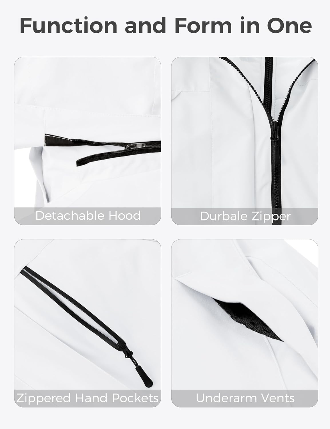 wantdo Women's 3 in 1 Plus Size Winter Coats Waterproof Ski Jacket Hooded Snowboarding Jacket - Image 6