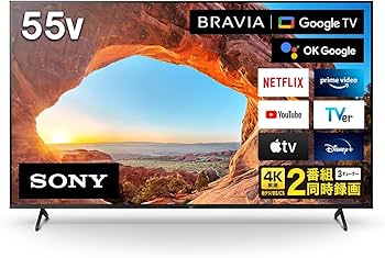 Amazon | ソニー 55V型 4K 液晶 テレビ ブラビア KJ-55X85J 倍速