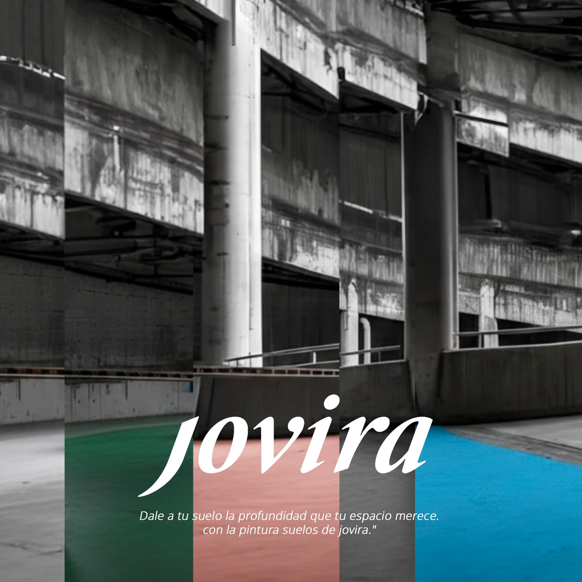 JOVIRA PINTURAS Peinture Sols Garages 4L Gris Mat Béton Asphalte Ciment