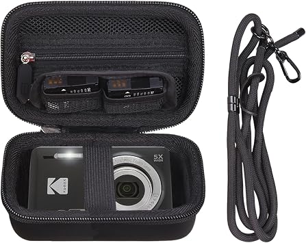 Tourmate Hard Case for Kodak PIXPRO & EKTAR Cameras, Case Only PU, Black