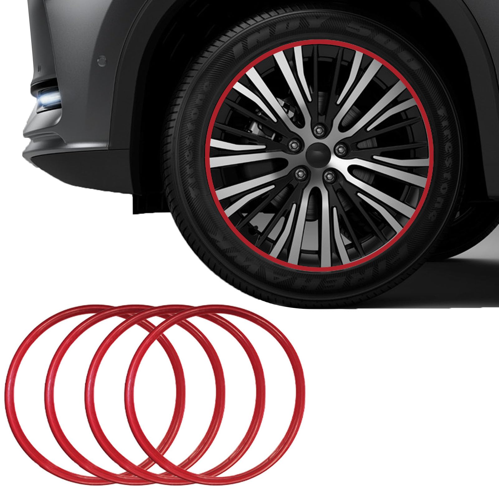 UNIVERSAL FIT SILVER TITANIUM SKID PUCKS PROTECTION FOR ANY FRONT Splitter 2 Pcs