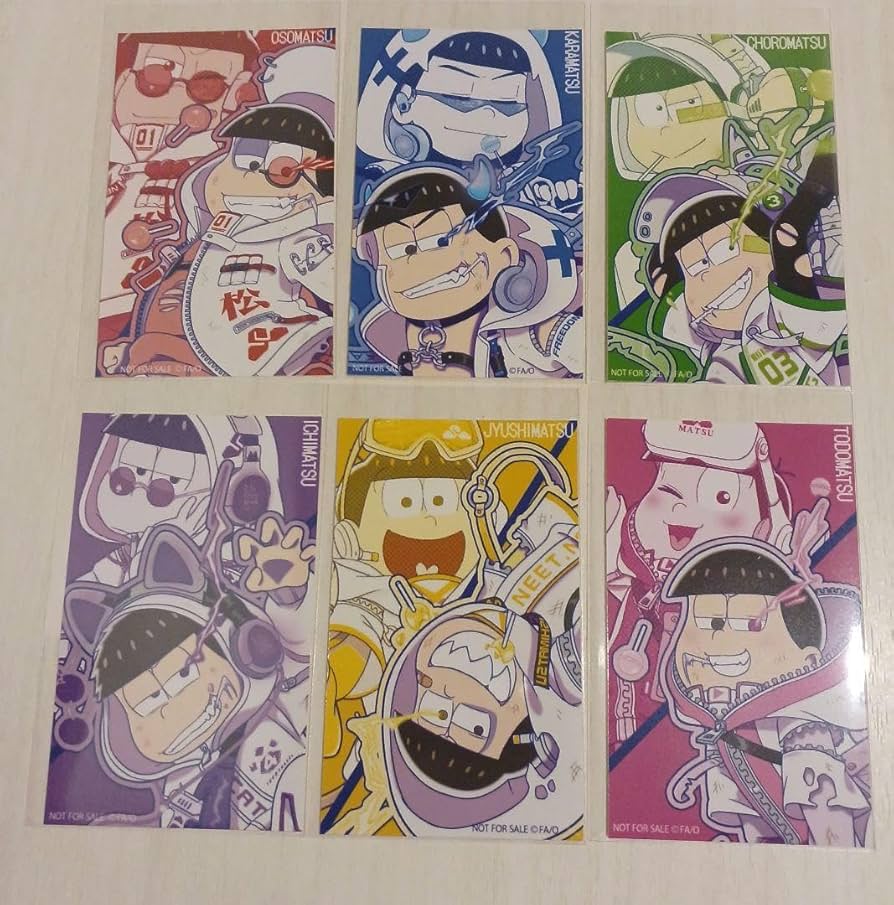 おそ松さん 推し旅 ブロマイド ブロマイドホルダー 17日だけセールブロマイド④枚付き！おそ松さん 推し松さん