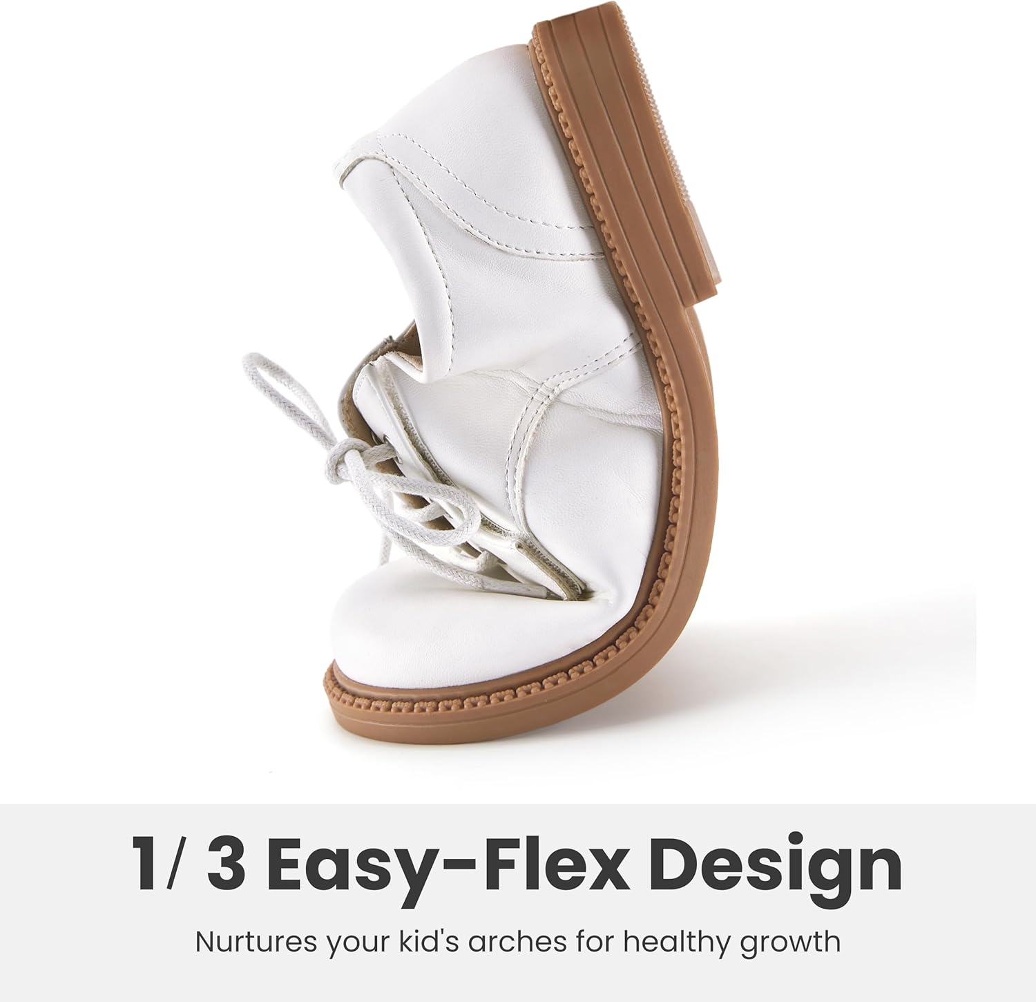 PATPAT Boys Girls Dress Shoes,Oxford Loafers Formal School Shoes for Toddler Little Big Kids - Image 2