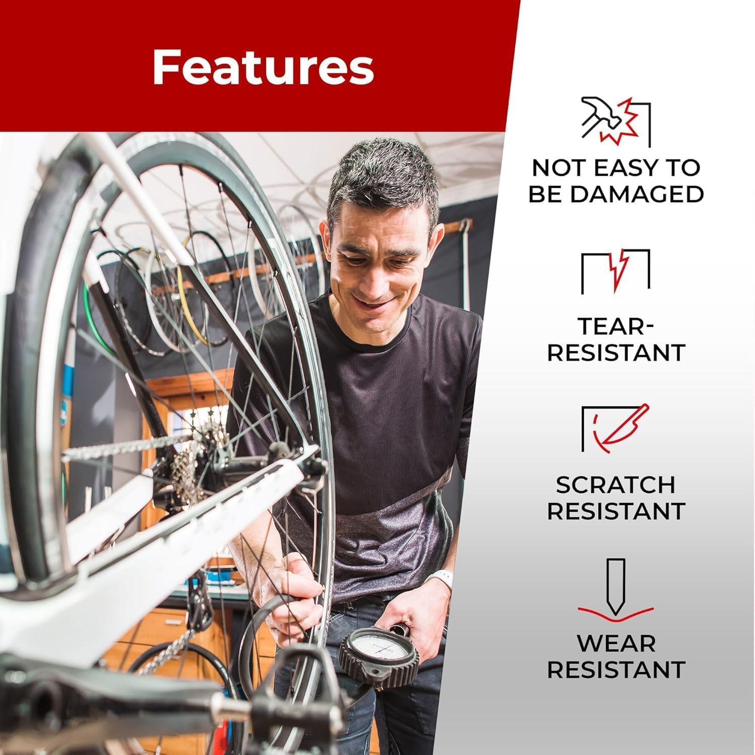 Fincci Fahrradschlauch 27,5 - Paar Fahrrad Schlauch 27. 5 Zoll MTB, 27.5 x 2.1 x 2.35 für Mountainbike, E Bike, Rennrad Fahrrad, Klapprad mit Schrader 48 mm Autoventil, Schläuche - 2er Pack