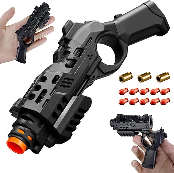 SKEDC Fidget Toys Adults, Plastic Fidget Slider Fidget Clicker Toy, ADHD Tools Executive Desk Toy for Keep Focus & Relief Stress, Cool Gadgets for Men (Night Black)