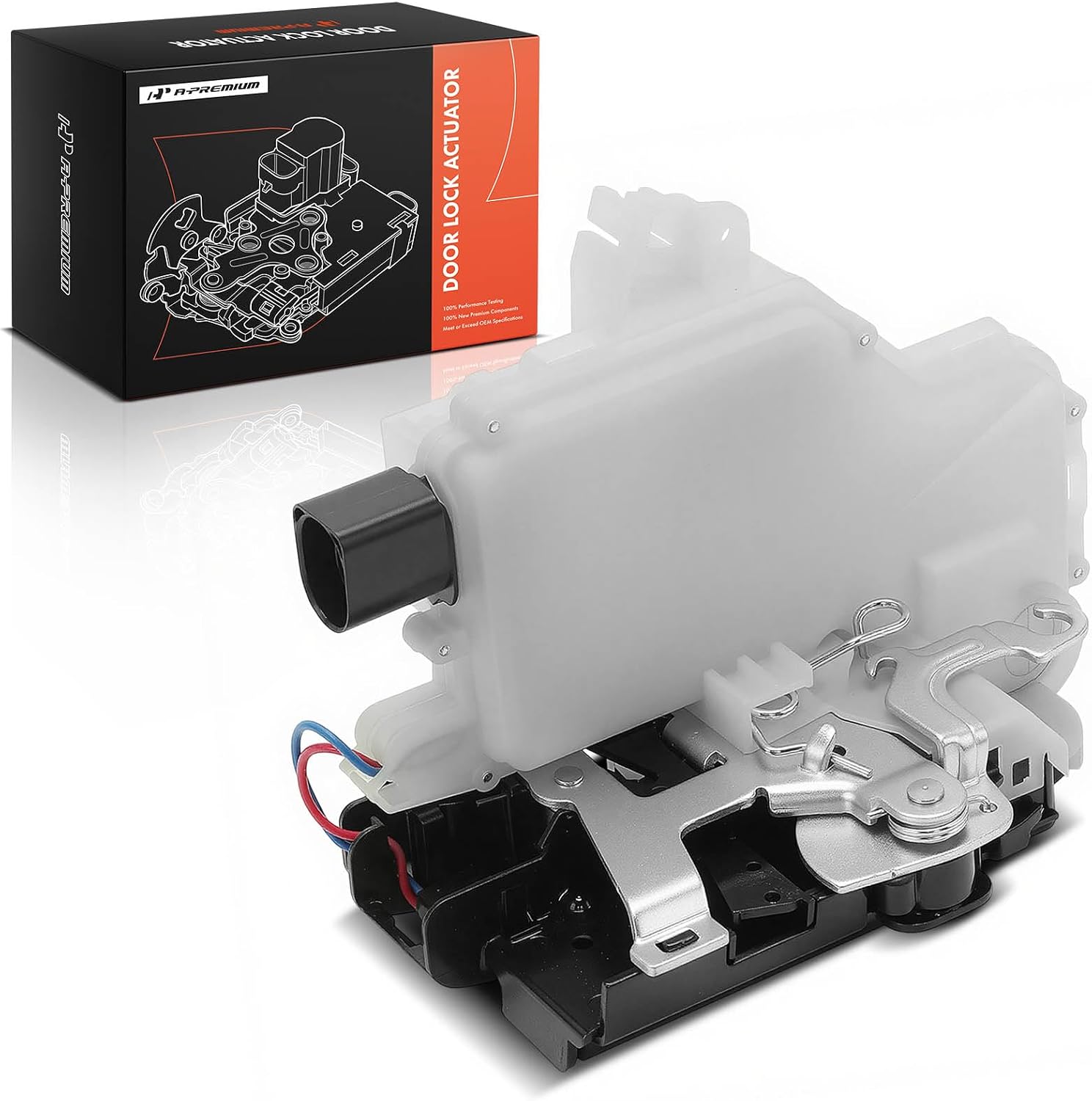 A-Premium Rear Left Driver Side Door Lock Actuator Compatible with Volkswagen Jetta/Passat 2000-2005, Golf 1999-2006