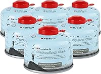 Vista 11 de Hotdevil Recipiente de combustible de isobutano de 100 gramos para estufa de camping Recipiente de combustible de butano y propano para camping