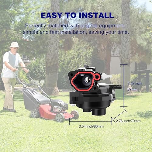 Miniatura 7 de Carburador de cortacésped para 300E 450E 500E 550EX 08P502 09P602 125CC 140CC Reemplazo del carburador 799583 593261 591979 591160 590556