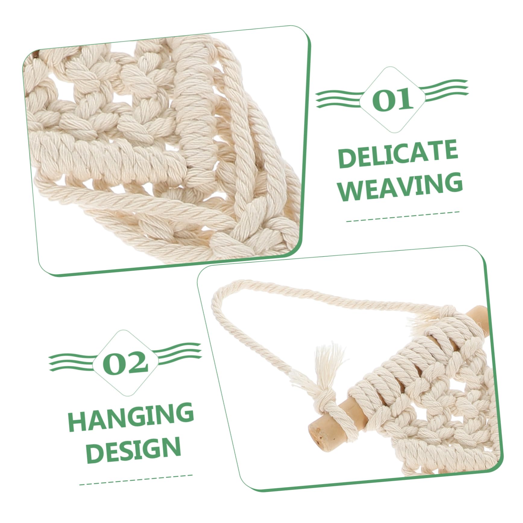 Yardwe 8pezzi Appendiabiti Macramè Per Sospensione Per Fioriere Boho Per Ed e Domestici