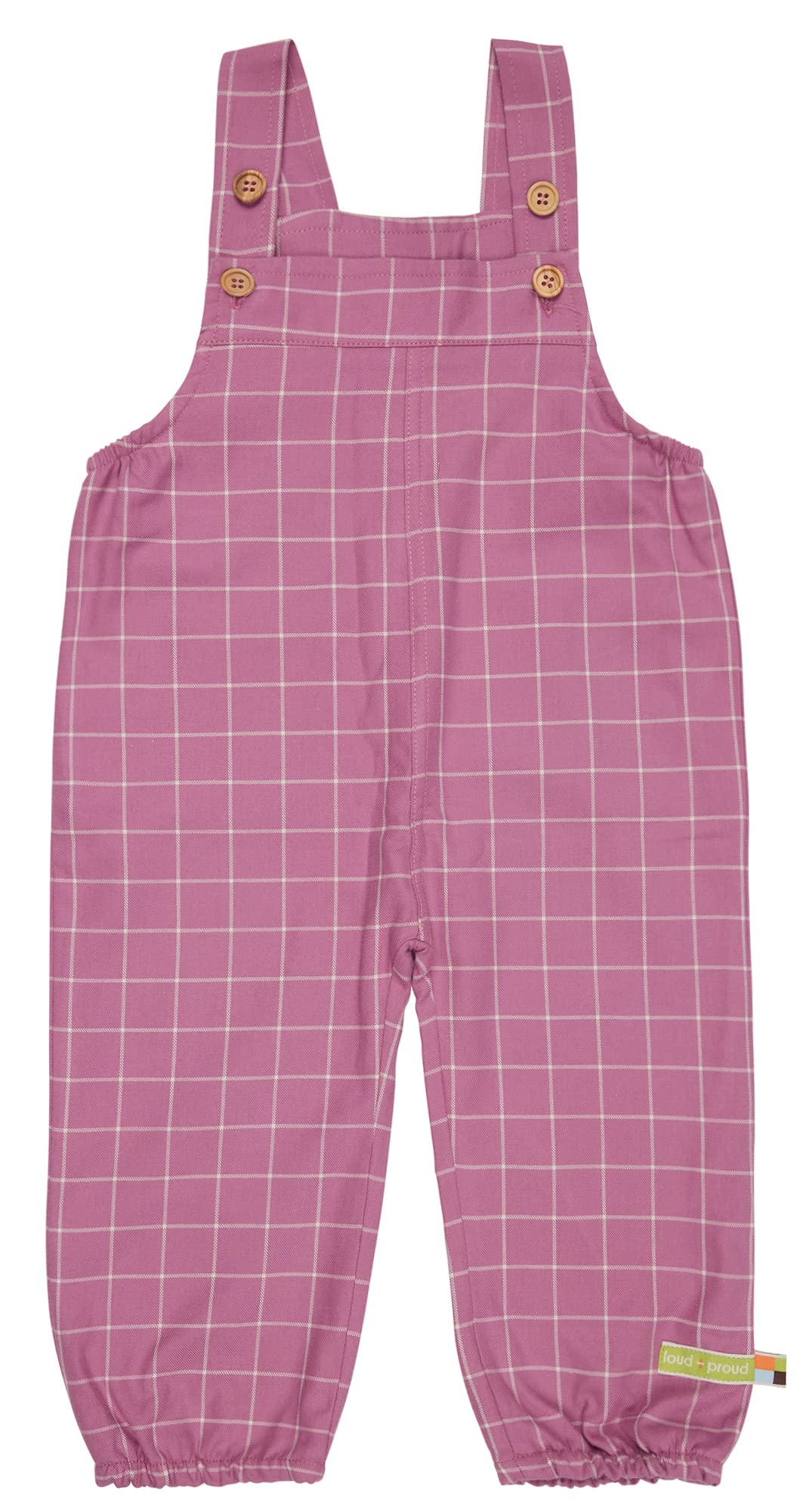 Pantalones para niñas de algodón orgánico con peto premium sostenible 4