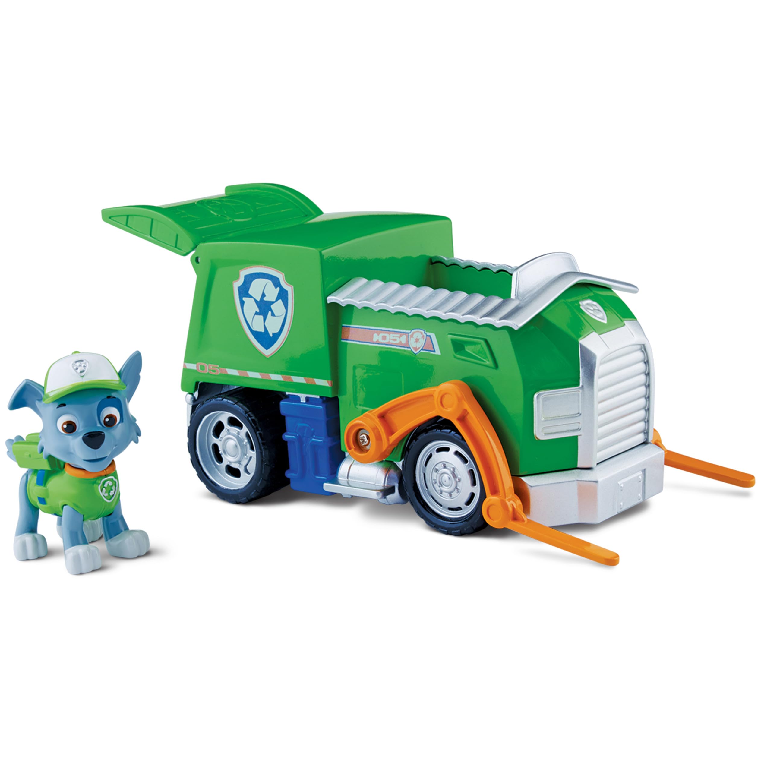 Paw Patrol Rocky's Recycling Truck, Vehicle and Figure