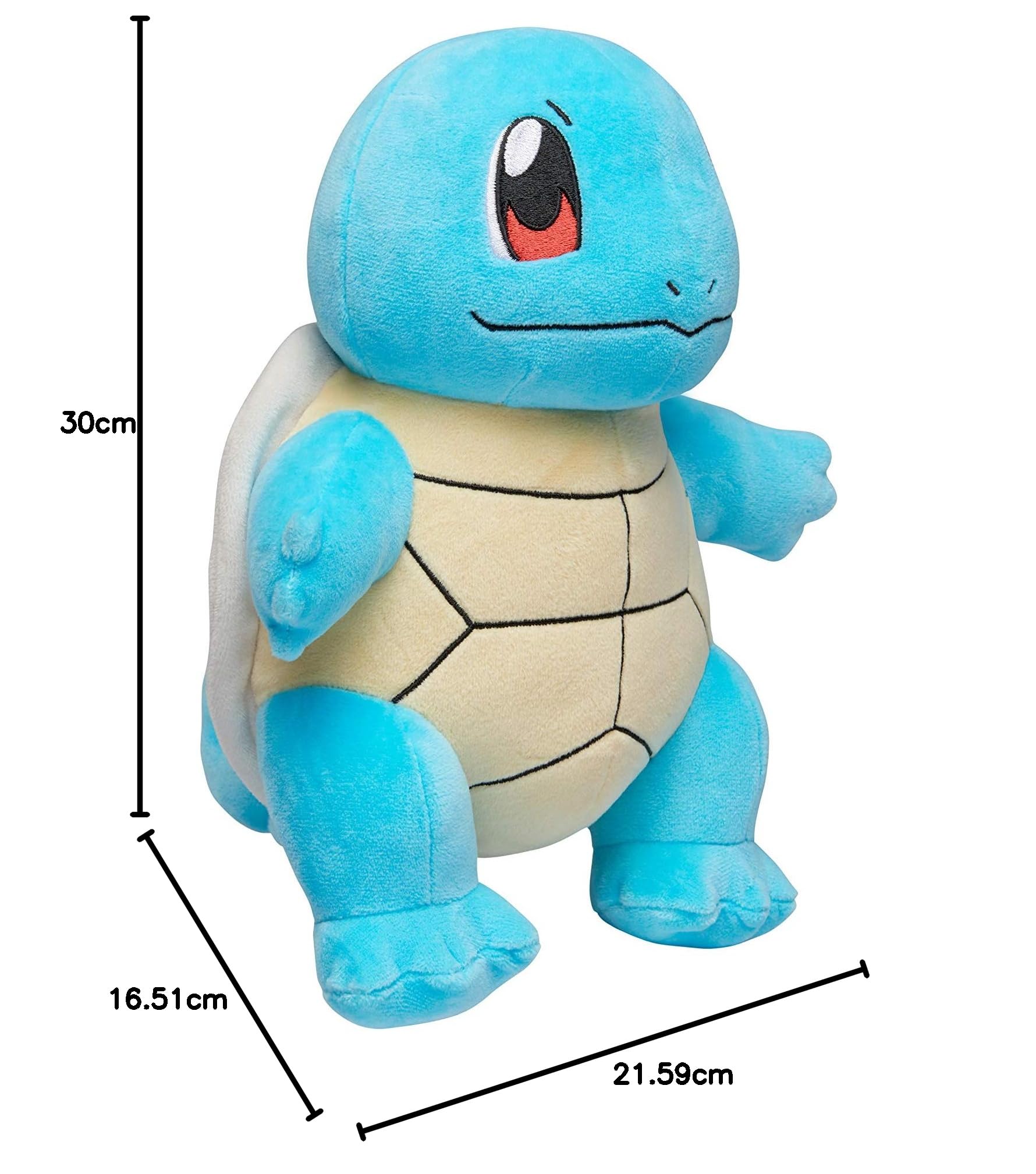 Pokémon Peluche Giganti Squirtle 30 cm - Pupazzi Nuova Ondata 2021 – Peluche Autentici Ufficiali Giocattoli