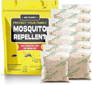 Mosquitoes Repellent Outdoor Patio, Mosquitos Repellant Indoor, Mosquito Deterrent Indoor,Mosquito Control for Room, Mosquito Repellents for Yard/Camping/Home/Travel 12-Pack