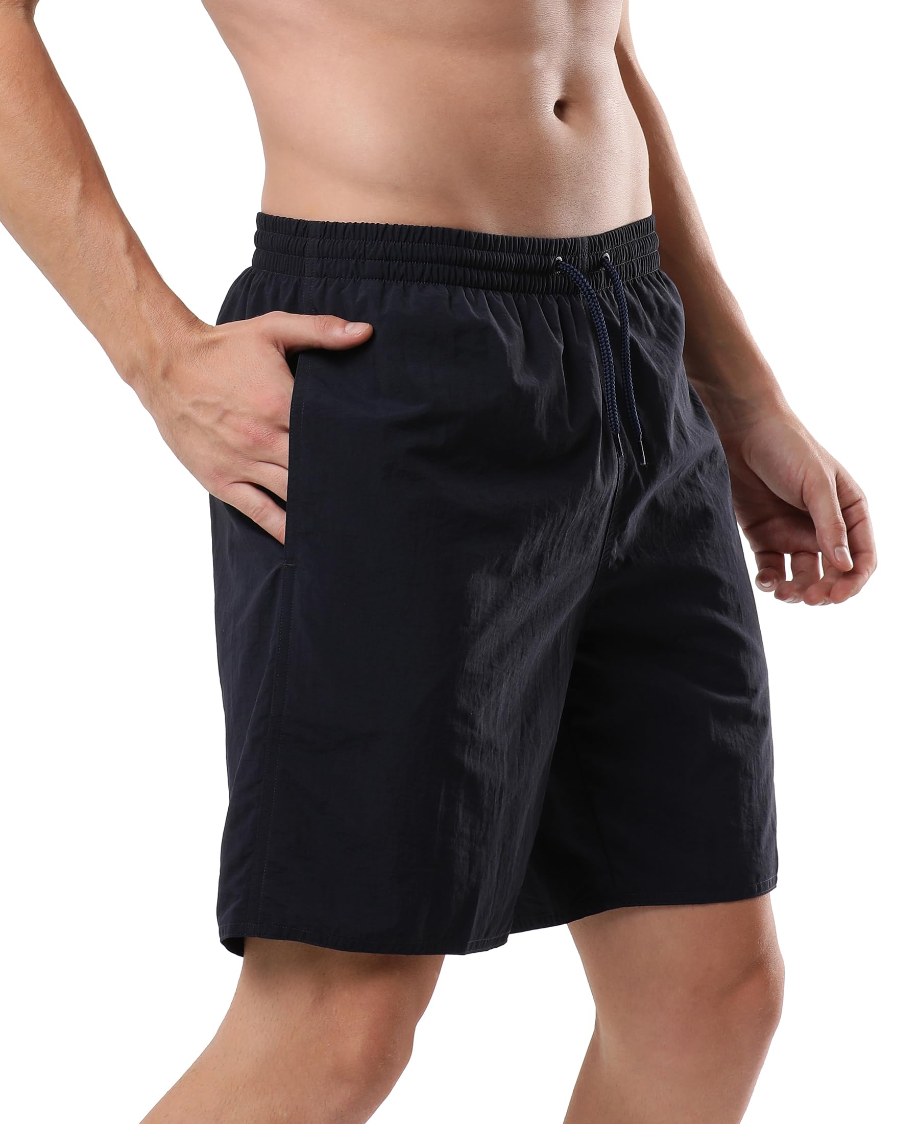 Speedo Men's Recycled Nylon Essential Watershorts - True Navy & White 1
