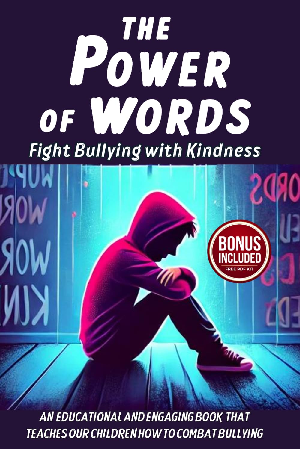The Power of Words Fight Bullying with Kindness: a book dedicaded to teaching young people how to combat bullying, promote inclusiveness and spread the importance of kindness and mutual respect      Paperback – November 15, 2023