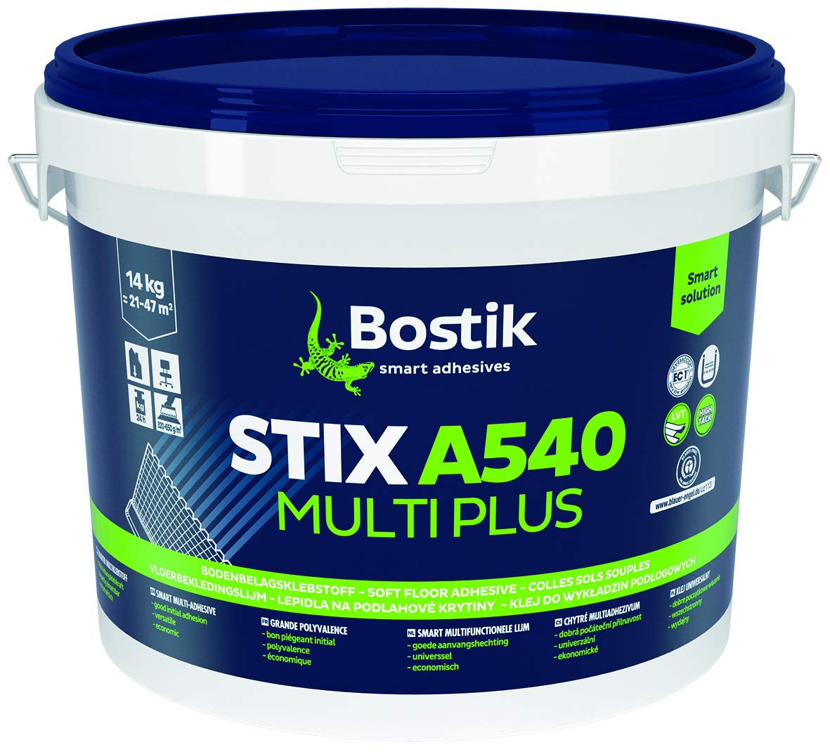 Bostik Stix A540 Multi Plus Smarter Multiklebstoff Bodenbelag Kleber 14kg Eimer