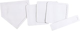Markwort Throw Down bases With Pitchers Plate (White)