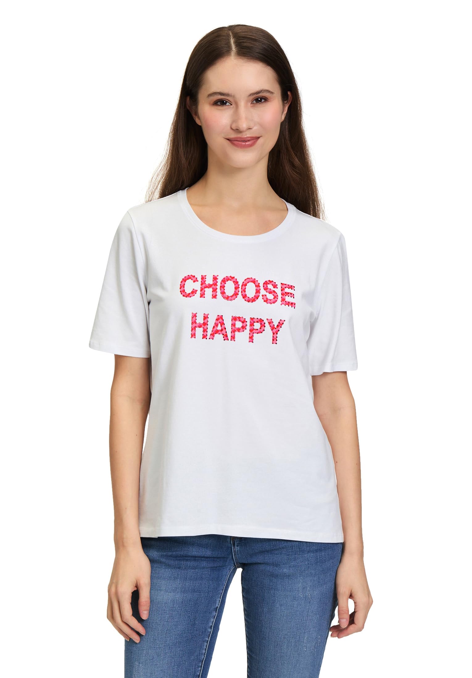 Betty Barclay Damen Basic Shirt mit Aufdruck