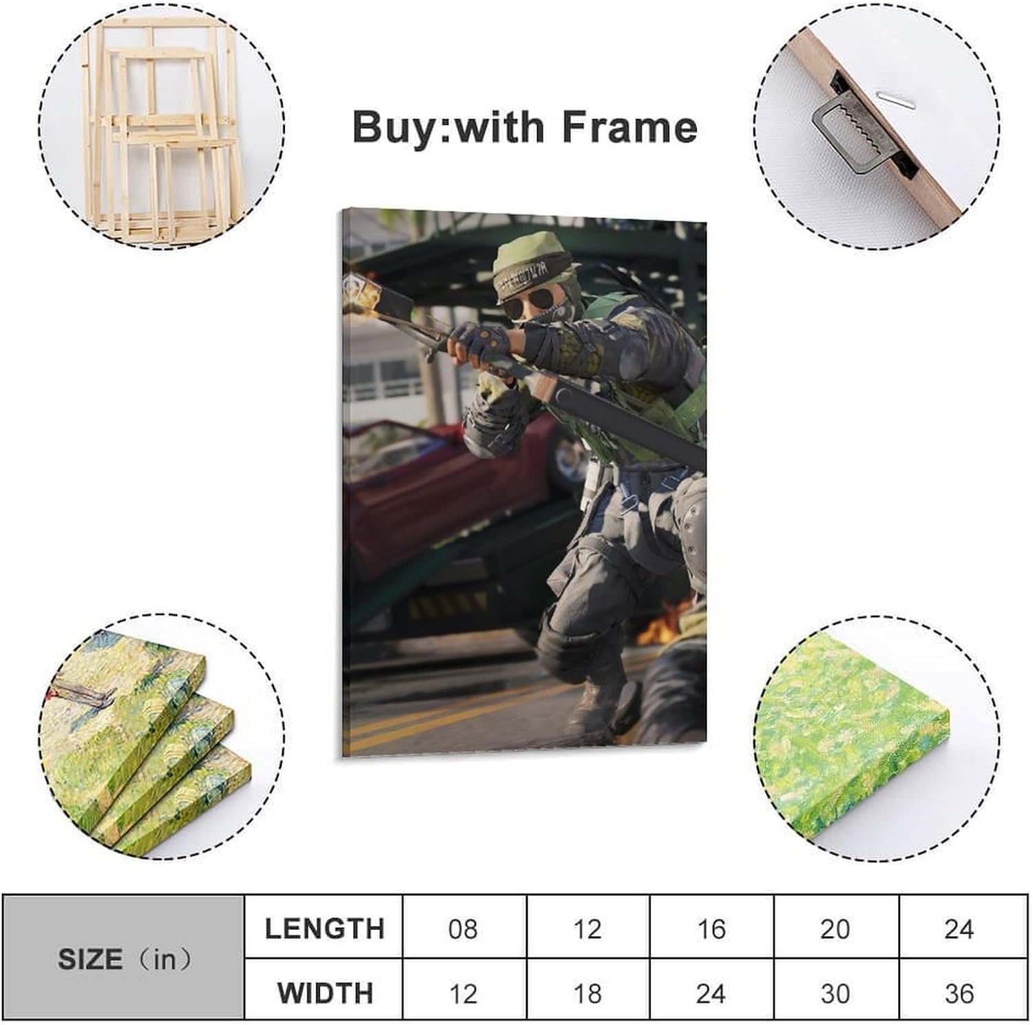 YIHAIKAI Game Poster Call of Duty Duty Poster Decorative Painting Canvas Wall Posters And Art Picture Print Modern Family Bedroom Decor Posters 08x12inch(20x30cm) 3 71Lm6AkWE4L. AC SL1500