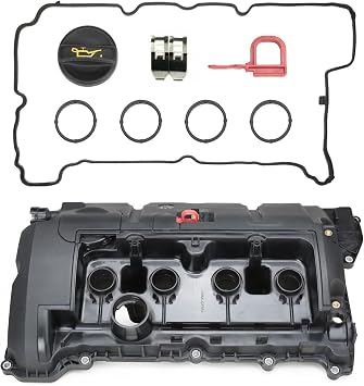 N16 N12 Valve Cover for Mini Cooper 1.6L R55-R61 11127553799 11127567162 | for 2007-2015 Mini Cooper, 2013-2016 Cooper Paceman, 2011-2016 Cooper Countryman, 11127646554 W11B16 N12B16A N12B16 N16B16A