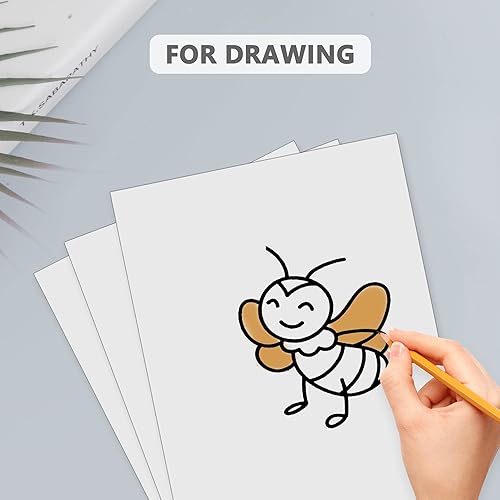 Miniatura 7 de Somime Paquete de 10 tableros de respaldo blancos de 16 x 20 pulgadas, tablero sin cortar de 16 x 20, tableros traseros sin ácidos para fotos,