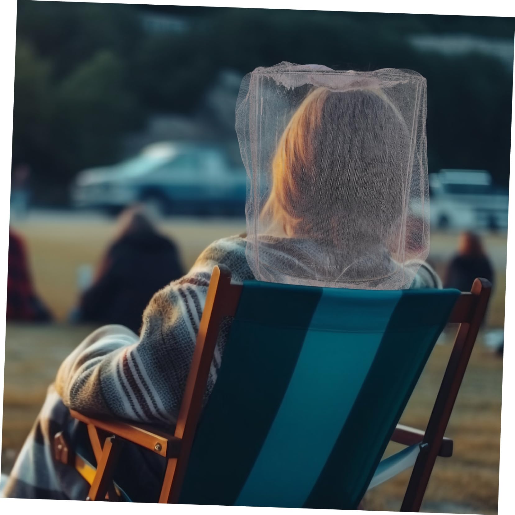 ibasenice Sombrero Mosquitera Portátil para Actividades Gorro De Protección para Senderismo Camping