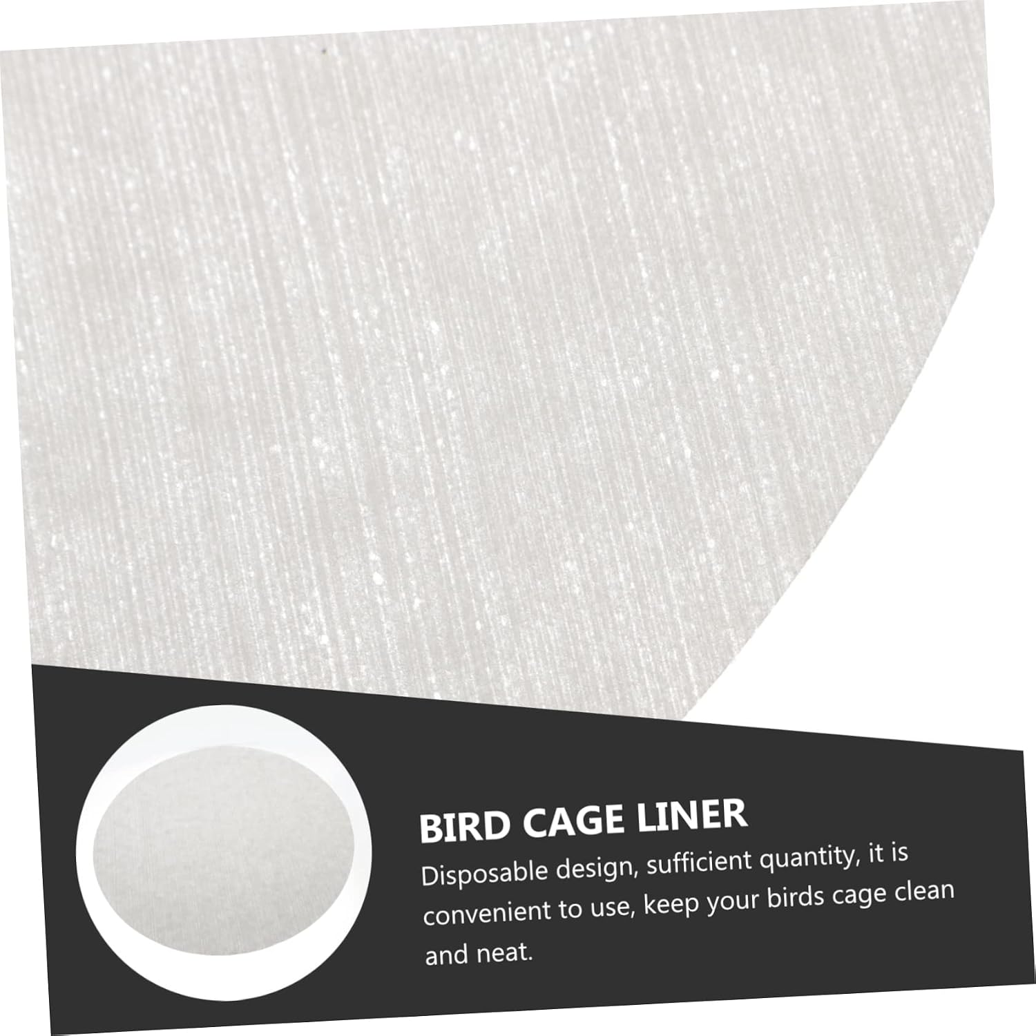 100pcs Bird Cage Paper Finch Bird Cover for Cage Pigeon Bird Window Hummingbird Feeder Birdhouse Kit Reusable Parrot Pads Large Bird Cage Liners Station Pet Bird Pad White