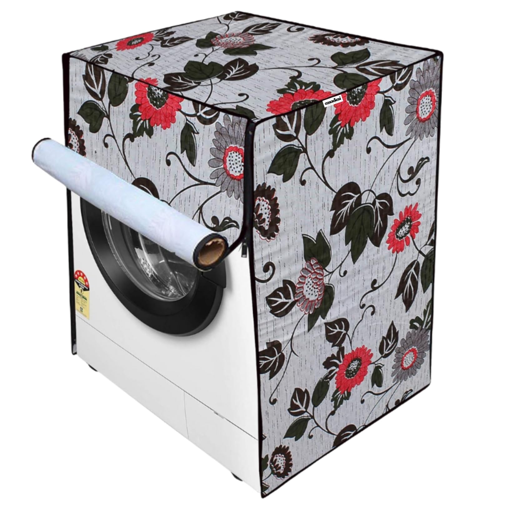 Casadiasi Front Load Washing Machine Cover Suitable For IFB 9Kg, 10Kg Washing Machines- Waterproof & Dustproof- White Floral(66Cms X 66Cms X 86Cms) (B0DHF7D6N8) Amazon Price History, Amazon Price Tracker