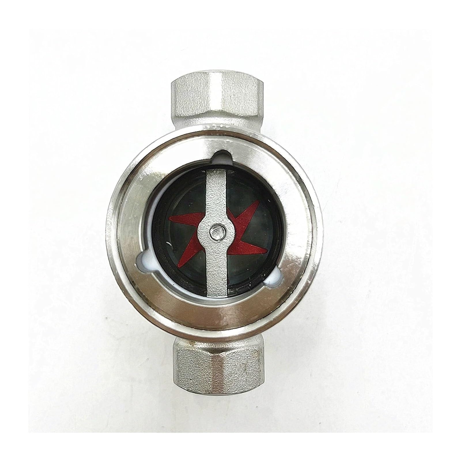TPKMVGAP 1-1/4", 1-1/2", 2" Stainless Steel 316 Sight Glass Water Flow Indicator With Concentric Impeller(1-1/2")