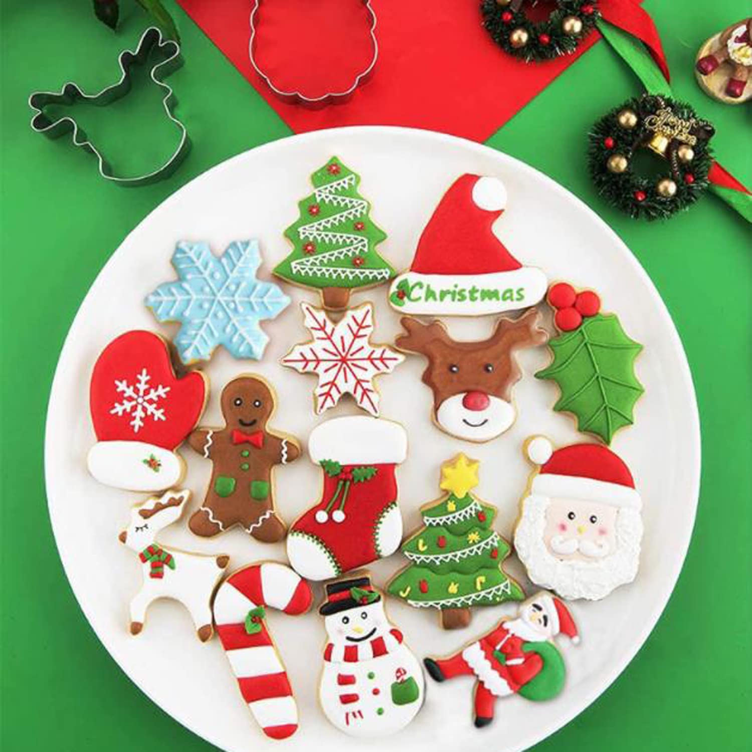 Tangger 24 Pezzi Formine Biscotti Tagliabiscotti in Acciaio Inossidabile Tagliabiscotti Natalizi Formine per Biscotti Autunno Veicoli Tagliabiscotti Tangger 24 Pezzi Formine Biscotti Tagliabiscotti in Acciaio Inossidabile Tagliabiscotti Natalizi Formine per Biscotti Autunno Veicoli Tagliabiscotti