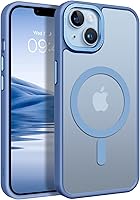Vista 33 de BENTOBEN Funda magnética para iPhone 13 y iPhone 14 [compatible con Magsafe] Funda translúcida mate para iPhone 13/14, delgada, a prueba de golpes