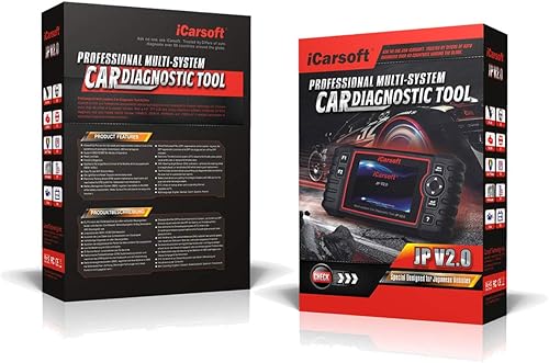 Miniatura 2 de iCarsoft Herramienta de diagnóstico de la exploración del JP V2.0 para los vehículos japoneses ToyotaLexusScionIsuzuNissanInfinitiMitsubishiHonda