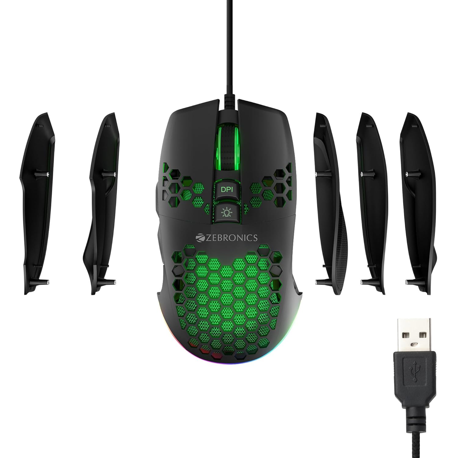 Amazon.in Buy ZEBRONICS Newly Launched Crosshair Premium Gaming RGB