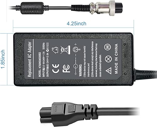 Miniatura 8 de Cargador adaptador 24V 2A para Razor Rebellion Electric Chopper