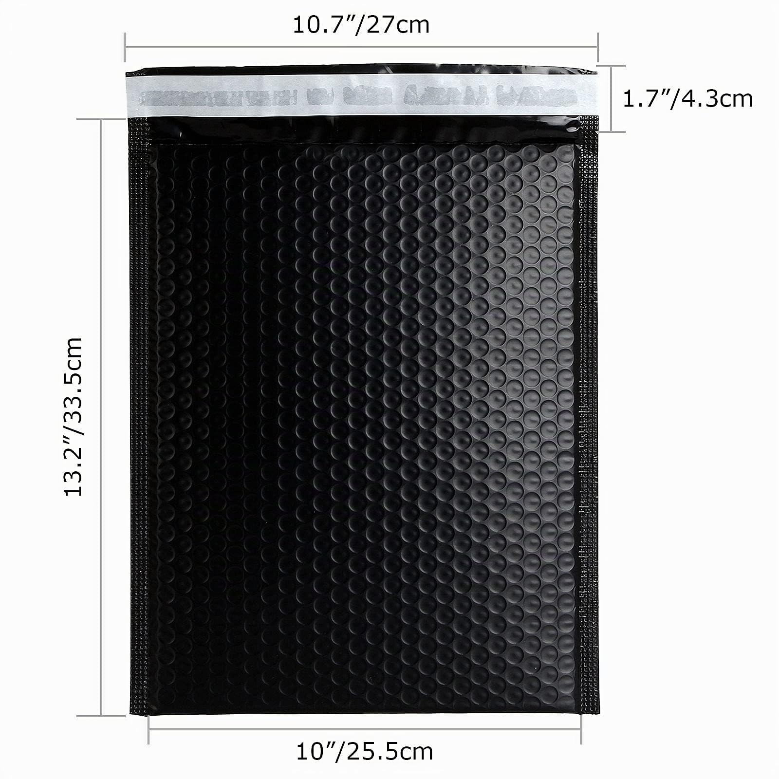 30 buste per bolle formato A4, 335 x 270 mm, buste per bolle di grandi dimensioni, buste trapuntate, busta di spedizione bolle, buste imbottite autosigillanti, busta nera