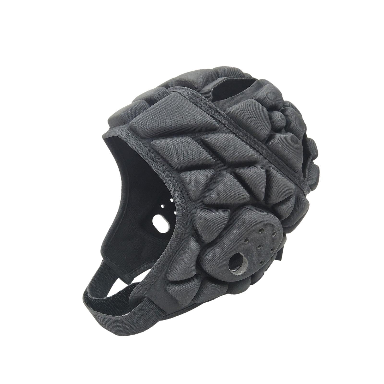 F Fityle Casco da rugby, copricapo da mischia, copricapo multifunzionale regolabile per sport di, pattinaggio a rotelle, adulti e giovani