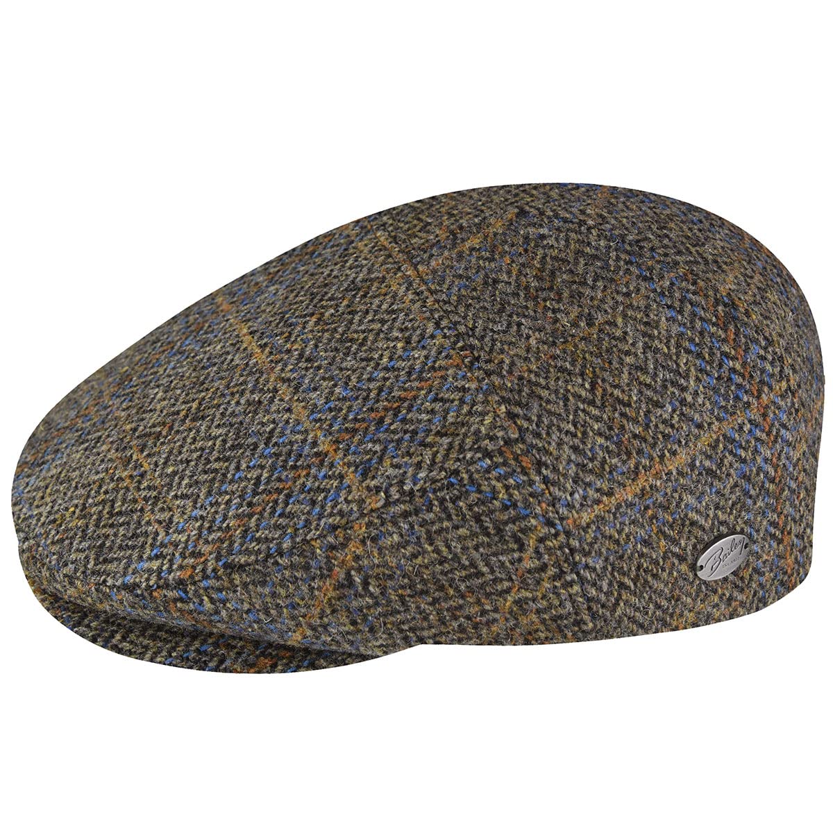 Bailey1922 Lou Contour Cap - Navy Plaid/XL Ivy Caps & Flat Caps