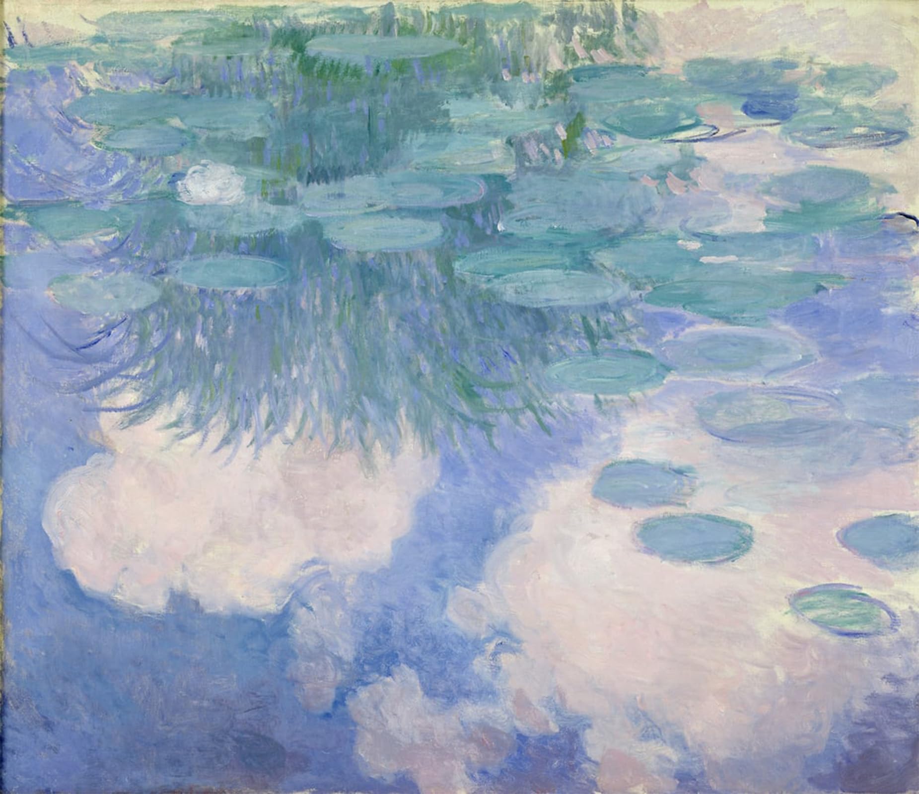 SERENDIPITP Retro Picture Poster Wall Art Pictures Painting Waterlilies by Claude Monet Wall Art Canvas Print for Wall Decor 60x90cm