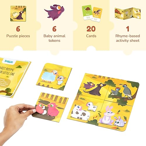 Miniatura 9 de Rompecabezas y hojas de actividades para niños pequeños  Mommy and Me On A Jungle Journey - LoveDabble  Rompecabezas de cartón y juguetes para niños