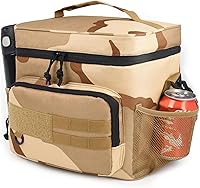 Vista 1 de Lonchera grande aislada, lonchera congelable para adultos, hombres y mujeres, lonchera aislada de 16 litros, a prueba de fugas, para el trabajo