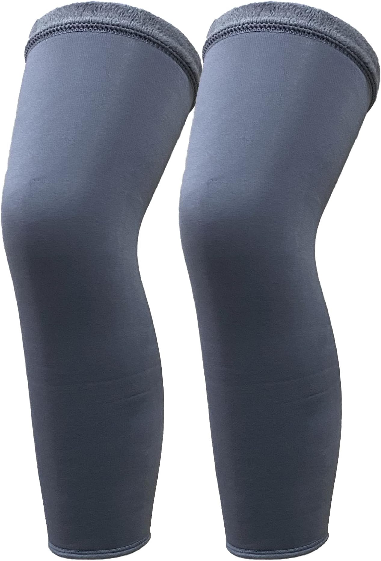 Woolen Fur Leg Warmers for Men & Women | Winter Knee Warmers & Knee Caps for Pain Relief | Footless Wool Socks for Gym, Yoga, Cycling, Outdoor & Indoor Use