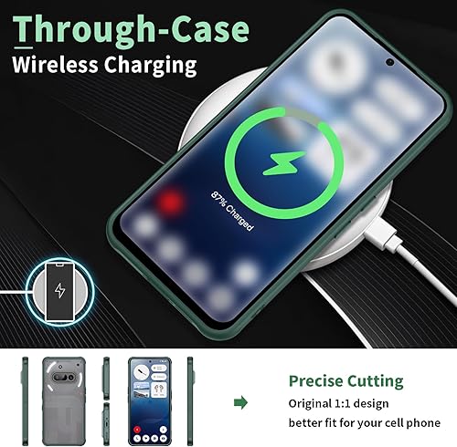 Miniatura 6 de Qiinogow Funda compatible con Samsung Galaxy S10e, funda delgada para teléfono con absorción de golpes, funda protectora de goma TPU de fibra de