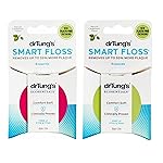 DrTung\'s Smart Floss - Natural, PTFE & PFAS Free Floss, Gentle on Gums, Expands & Stretches, BPA Free Floss - Natural Dental Floss Cardamom Flavor (Pack of 2)