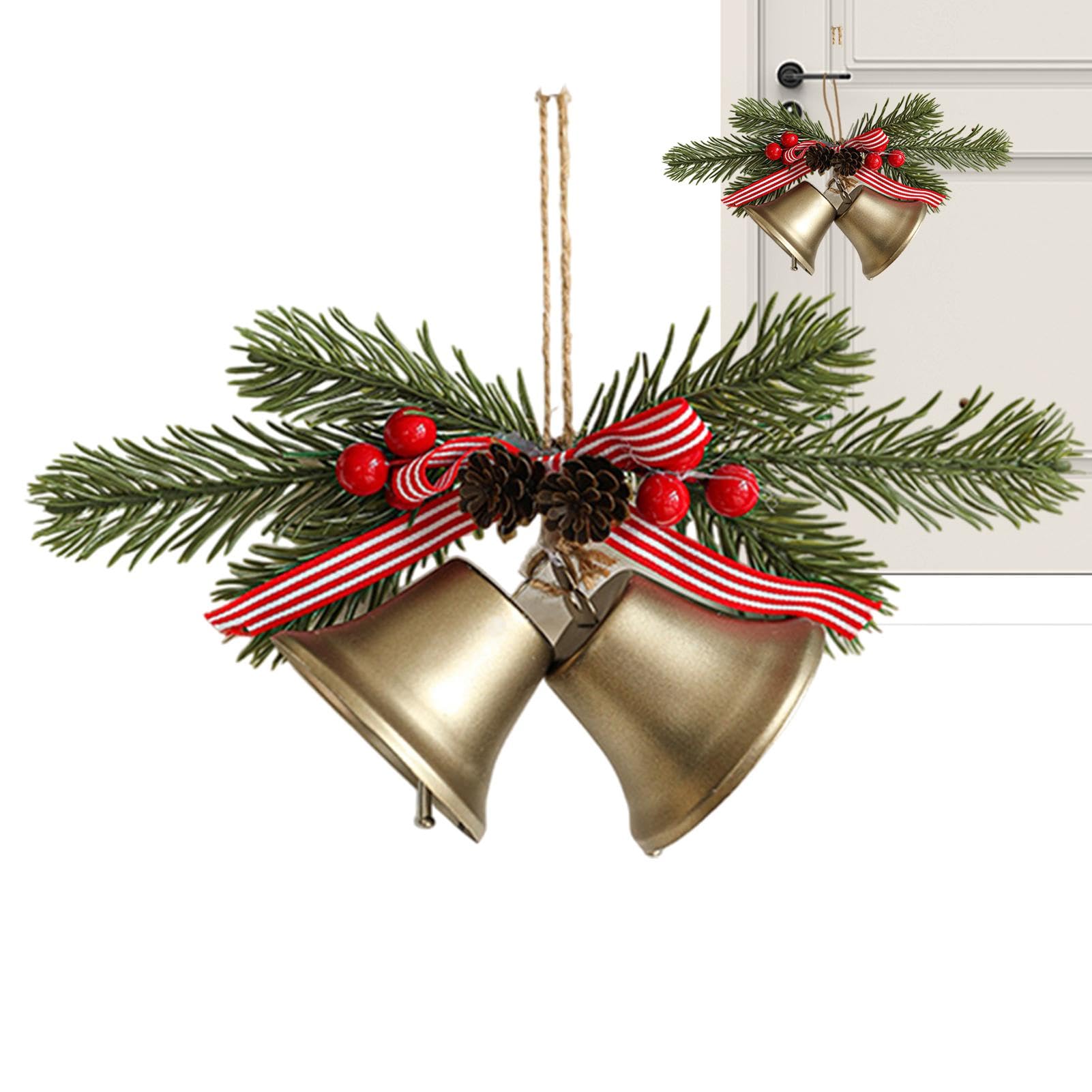 Amazon.co.jp: メタルクリスマスベル、クリスマスツリー用