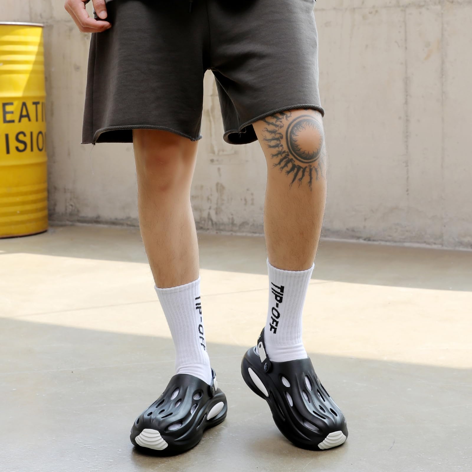 Platform Zoccoli Sanitari Uomo, Estive Tendenza Ciabatte Confortevole Sabot, Casual Scarpe Sanitarie Antiscivolo Calzature Infermieriadatto per Doccia Ospedale Lavoro