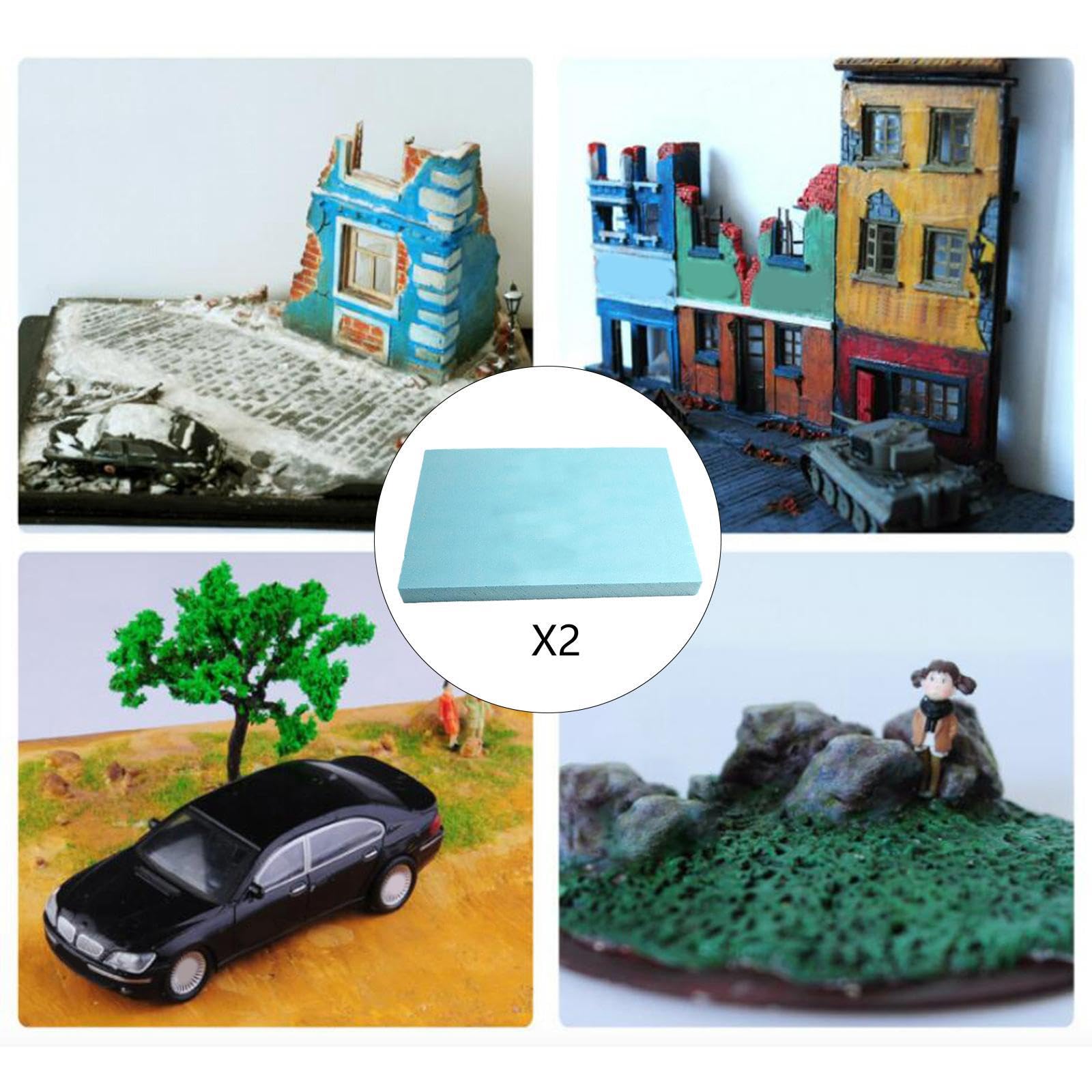 Il pannello di di base per diorama eccelle nelle arti e nei mestieri e nei progetti di composizioni floreali personalizzabili. Modello di costruzione