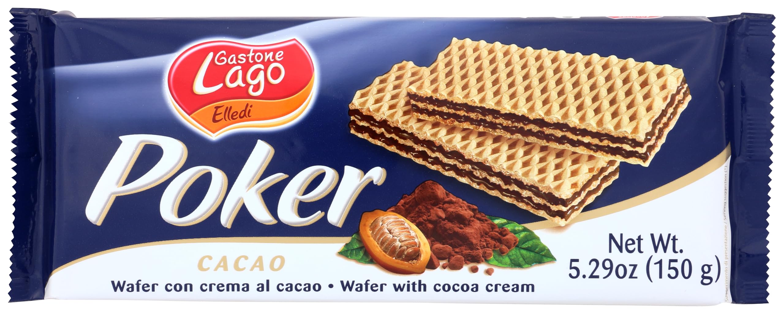 ELLEDI, POKER COCOA CREAM WAFERS