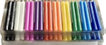 Taper Spell Candles 40 Pcs, Assorted Colors, Use for Casting Chimes, Spells, Rituals, Healing, Magical Work, and Wax Play