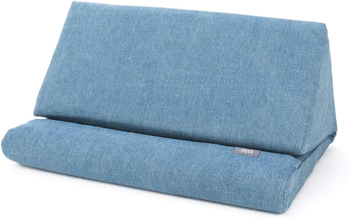 Flash Deals - 80% OFF IPEVO PadPillow Stand for iPad Air & iPad 4/3/2/1Nexus/Galaxy - Blue Denim (MEPX-07IP)