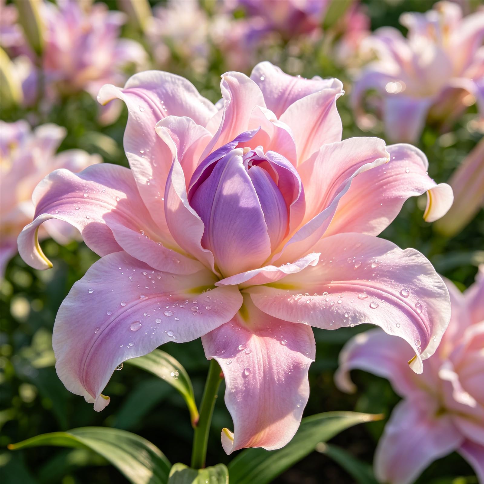 lilium bulbi/giglio bulbi/Resistenti Perenne/Colori vivaci/Facile da curare/Ideali per Balconi e Giardini-10Rizomi-A